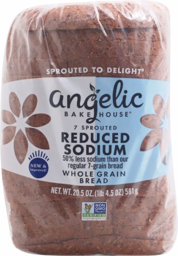 Angelic Bakehouse® 7 Sprouted Reduced Sodium Bread Perspective: top