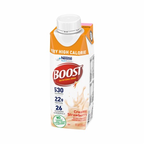 Nestle boost very high calorie complete nutritional drink strawberry 8