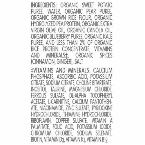 Nestle Compleat Pediatric Organic Blends Plant-Based Blenderized Formula 10.1 oz Pouch Perspective: top