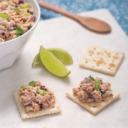 Premium Original Saltine Crackers Perspective: top