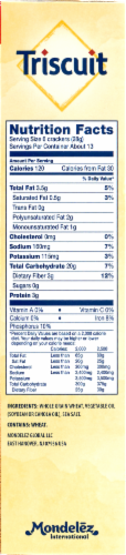 Triscuit Original Crackers Family Size Perspective: top
