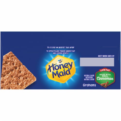 Honey Maid Low Fat Cinnamon Graham Crackers Perspective: top