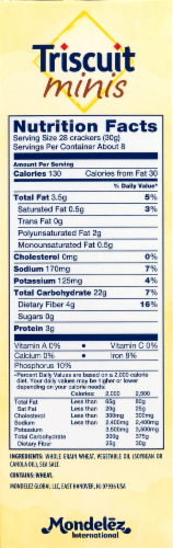 Triscuit Minis Original Crackers Perspective: top