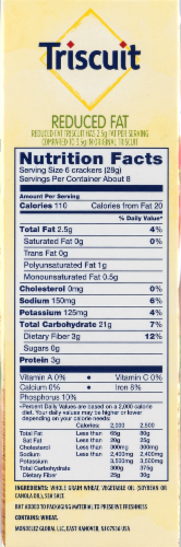 Triscuit Reduced Fat Crackers Perspective: top