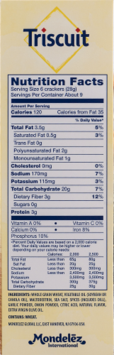Triscuit Sea Salt & Dill Crackers Perspective: top