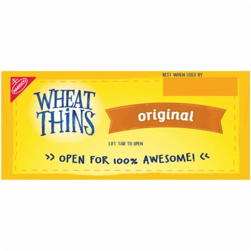 Wheat Thins Original Crackers Perspective: top