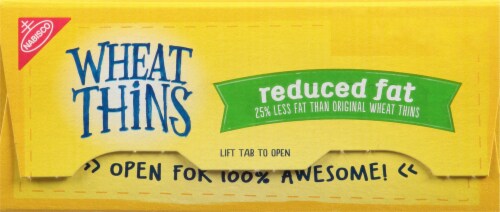 Wheat Thins Reduced Fat Crackers Perspective: top