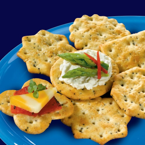 Flavor Originals Sociables Baked Savory Crackers Perspective: top