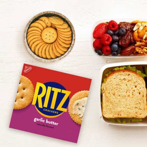 RITZ Garlic Butter Crackers Perspective: top