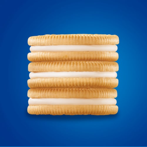 Oreo Golden Sandwich Cookies Perspective: top