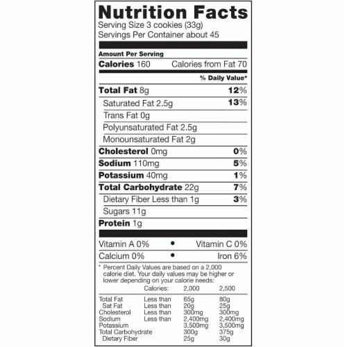 NABISCO CHIPS AHOY! COOKIES 1X54.6 OZ Perspective: top