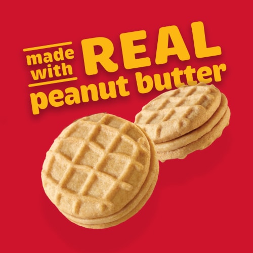 Nutter Butter Peanut Butter Sandwich Cookies King Size Snack Pack Perspective: top