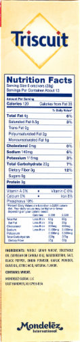 Triscuits Cracked Pepper & Olive Oil Crackers Perspective: top