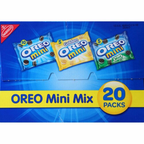 Oreo Mini Mix Sandwich Cookie Packs Perspective: top
