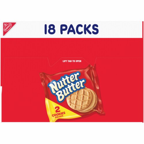 Nutter Butter Peanut Butter Sandwich Cookies Perspective: top