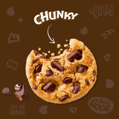 CHIPS AHOY! Chunky Chocolate Chip Cookies Family Size Perspective: top