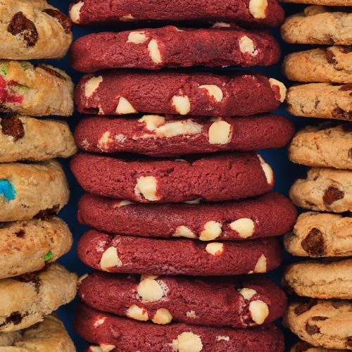 CHIPS AHOY! Chewy Red Velvet Cookies Perspective: top