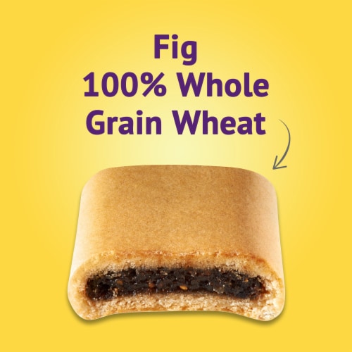 Newtons 100% Whole Grain Wheat Soft & Fruit Chewy Fig Cookies (Fig Bars) Perspective: top