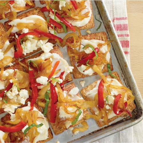Triscuit Balsamic Vinegar & Basil Whole Grain Wheat Crackers Perspective: top