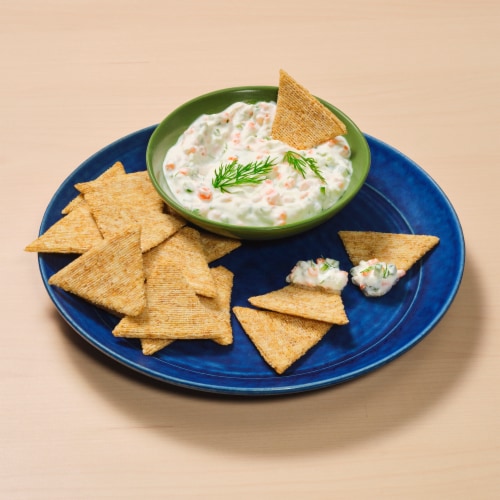 Triscuit Thin Crisps Parmesan Garlic Whole Grain Wheat Crackers Perspective: top