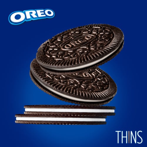 OREO Thins Chocolate Sandwich Cookies Family Size Perspective: top