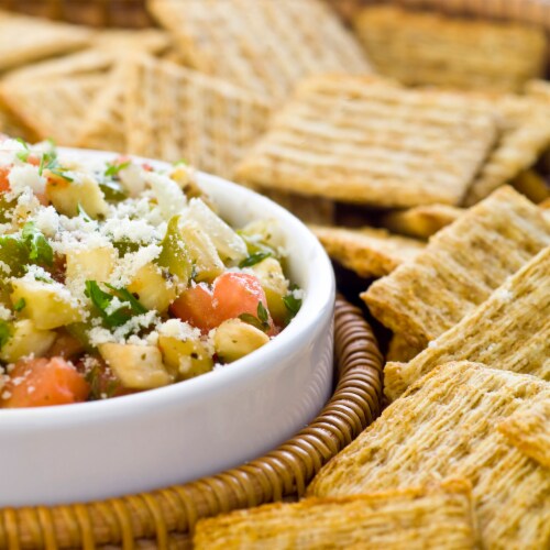 Triscuit Avocado Cilantro & Lime Whole Grain Wheat Crackers Perspective: top