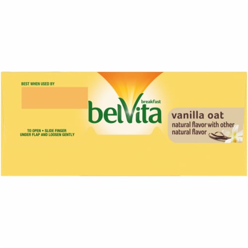 belVita Vanilla Oat Breakfast Biscuits Perspective: top