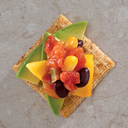 Triscuit Organic Original Whole Grain Vegan Crackers Perspective: top