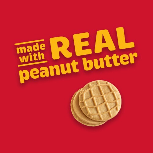 Nutter Butter Fudge Covered Peanut Butter Sandwich Cookies Perspective: top