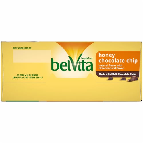 belVita Honey Chocolate Chip Breakfast Biscuits Perspective: top