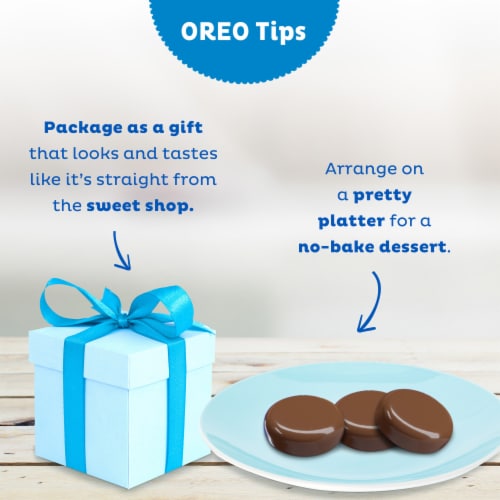OREO Fudge Covered Mint Cookies Perspective: top