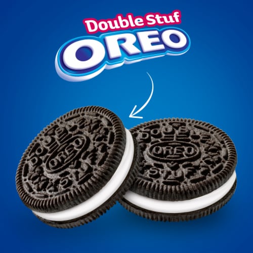 OREO Double Stuf Chocolate Sandwich Cookies Perspective: top