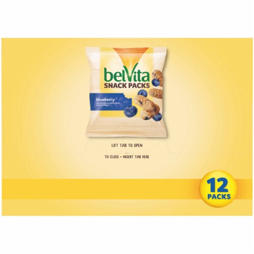 BelVita Blueberry Snack Packs Perspective: top