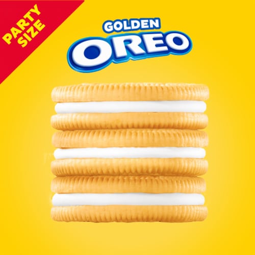 OREO Golden Sandwich Cookies Party Size Perspective: top