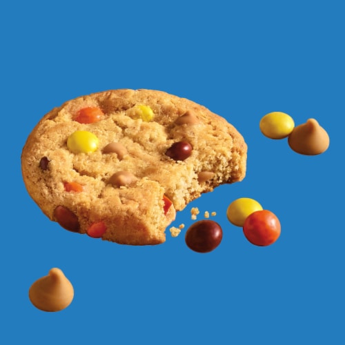 CHIPS AHOY! Reese's Mini Pieces Chocolate Chip Cookies Perspective: top