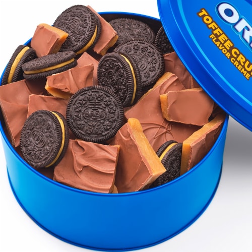 Oreo Toffee Crunch Creme With Sugar Crystals Chocolate Sandwich Cookies ...