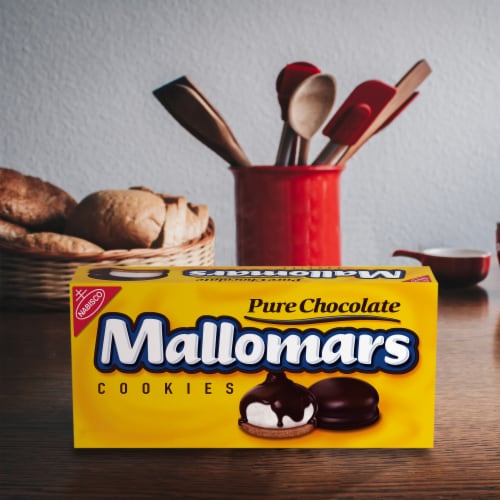 Mallomars Pure Chocolate Cookies Perspective: top