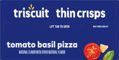 Triscuit Tomato Basil Pizza Thin Crisps Perspective: top