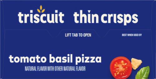 Triscuit Tomato Basil Pizza Thin Crisps Perspective: top