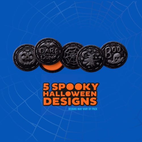 Oreo Boo Halloween Chocolate Sandwich Cookies Perspective: top