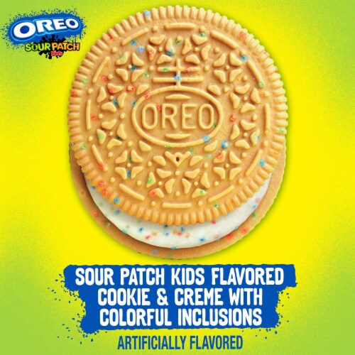 Oreo Sour Patch Kids Sandwich Cookies Perspective: top