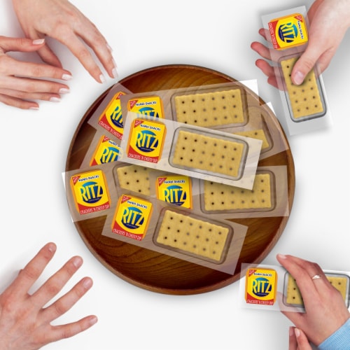 Handi-Snacks RITZ Crackers 'N Cheesy Dip Perspective: top