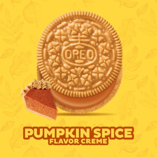 OREO Pumpkin Spice Sandwich Cookies Perspective: top