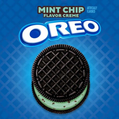 OREO Mint Chip Chocolate Sandwich Cookies Perspective: top
