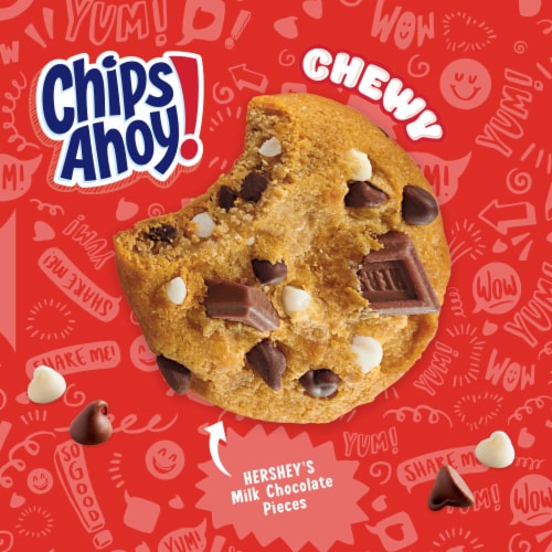CHIPS AHOY! Chewy Hershey's S'mores Milk Chocolate Chip Cookies Perspective: top
