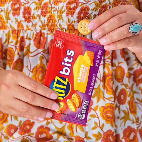 RITZ Bits Cheese Sandwich Crackers Perspective: top