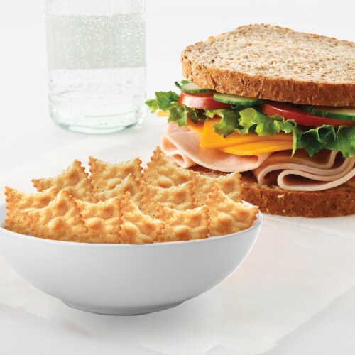 RITZ Toasted Chips Roasted Garlic Crackers Perspective: top