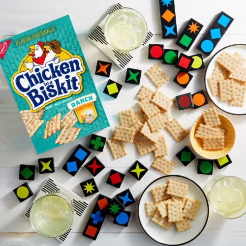Chicken in a Biskit Ranch Baked Crackers Perspective: top
