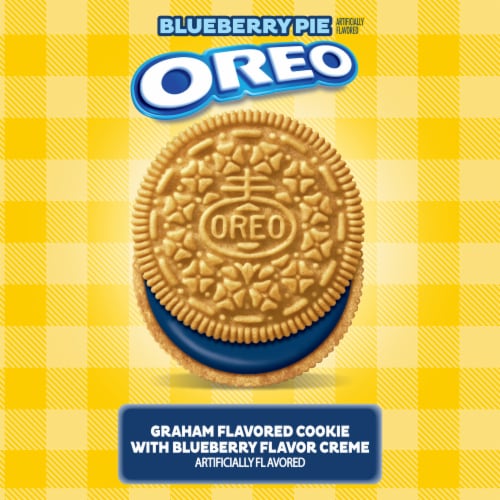 OREO Blueberry Pie Sandwich Cookies Perspective: top