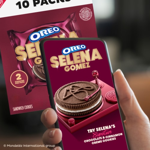 Selena Gomez OREO Cookies Multipack Perspective: top